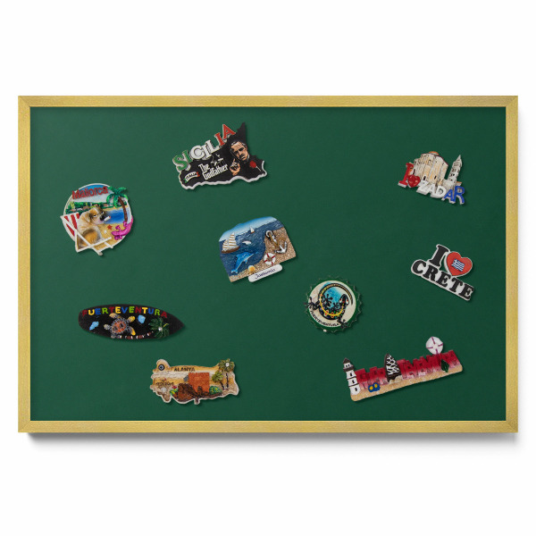 Tabule na magnety Tmavě zelená barva