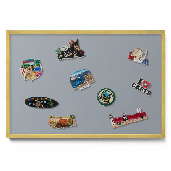 Tabule na magnety z dovolené Šedá barva