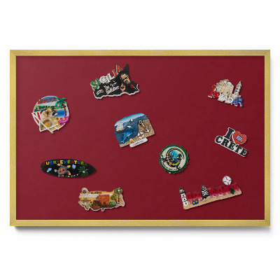 Kovová tabule na magnety Vínové barvy