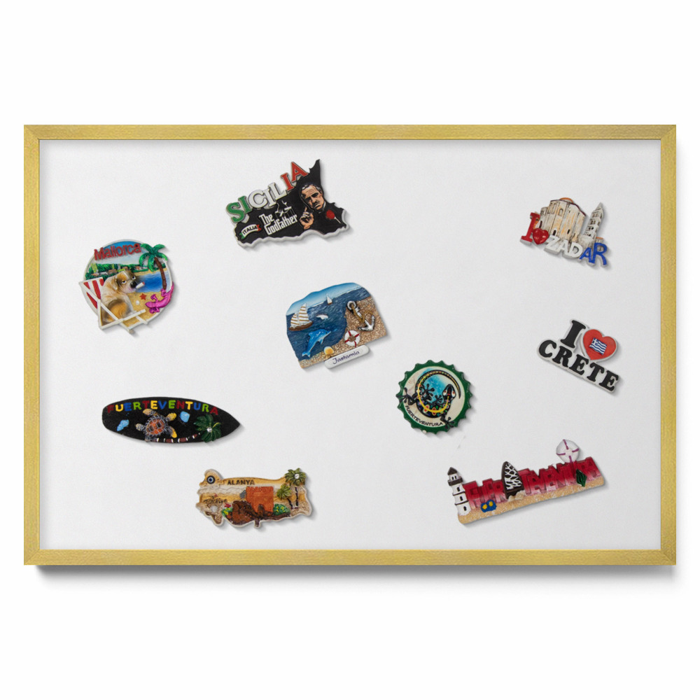 Tabule na magnety z dovolené Barva bílá