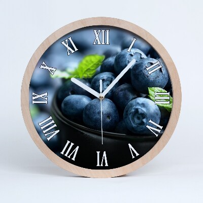 Dřevěne hodiny Bobule