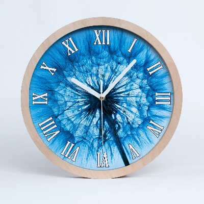Nástěnné dřevěné hodiny Nafukovací