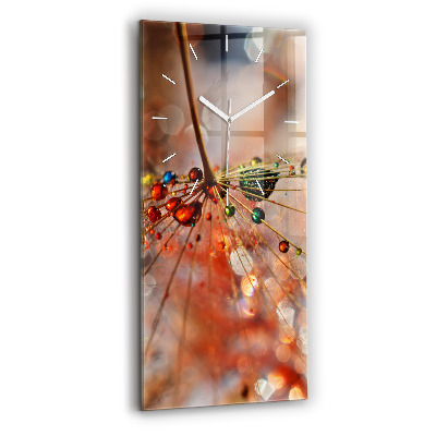 Vertikální nástěnné hodiny Foukač s rosou