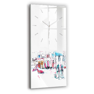 Vertikální nástěnné hodiny Prvek ženskosti