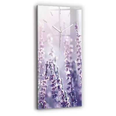 Vertikální nástěnné hodiny Abstrakce