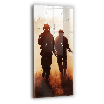 Vertikální nástěnné hodiny Námořní pěchota Spojených států