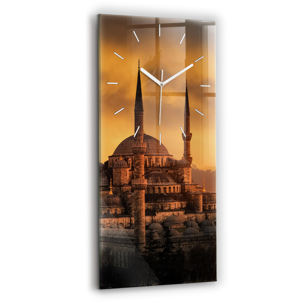 Vertikální nástěnné hodiny Istanbulská mešita
