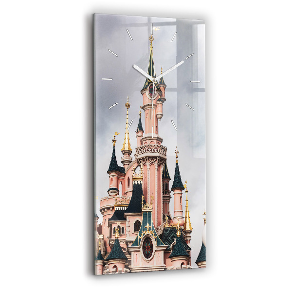 Vertikální hodiny na skle Zámek Disneyland v Paříži