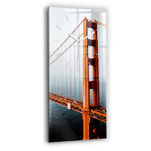 Vertikální nástěnné hodiny Most Golden Gate