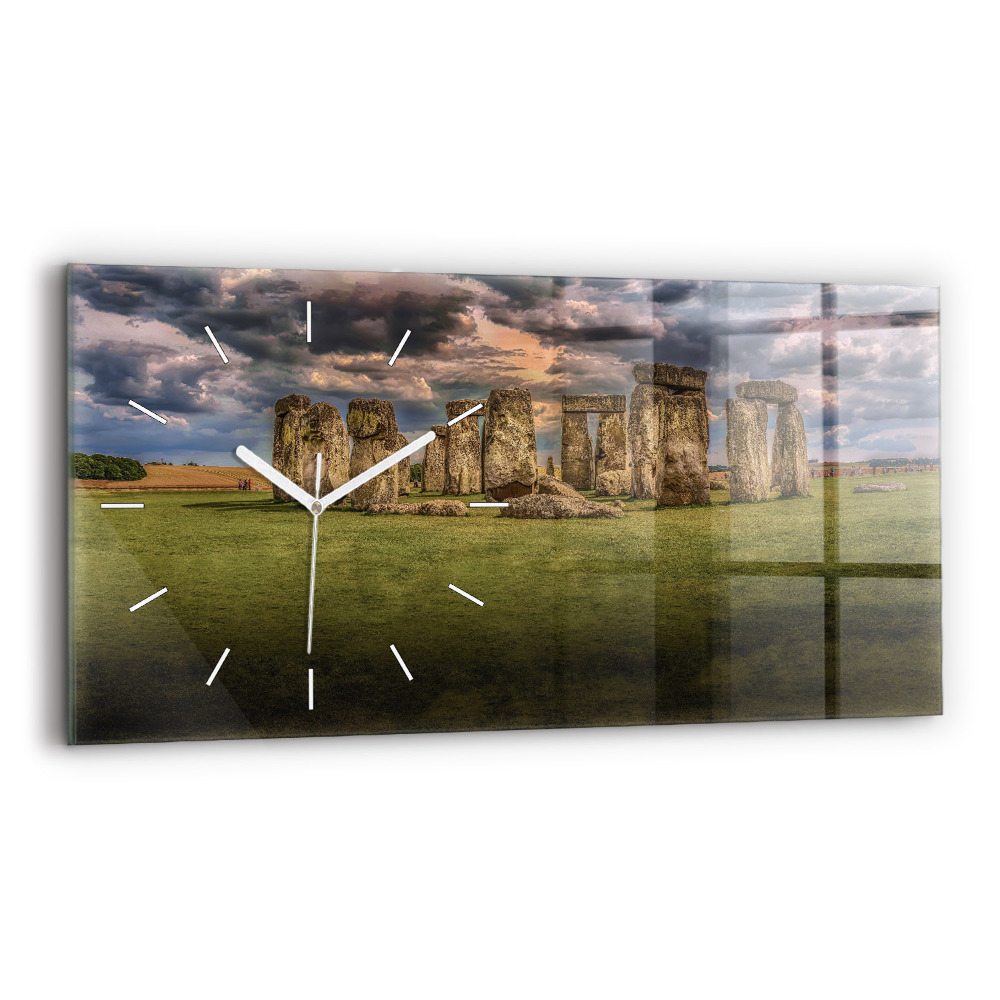 Horizontální nástěnné hodiny Stonehenge Nimbostratus
