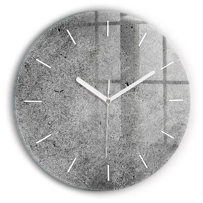 Kulaté nástěnné hodiny Průmyslová zeď