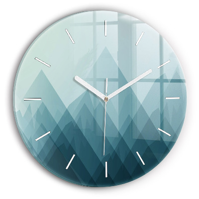 Kulaté nástěnné hodiny Geometrické figury