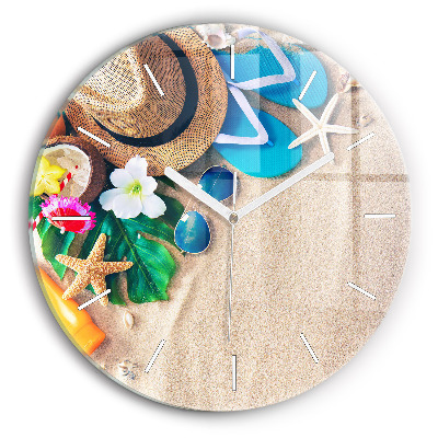 Kulaté nástěnné hodiny Doplňky na dovolenou